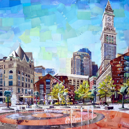 rose kennedy greenway collage