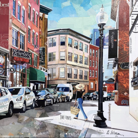 North end Boston collage by Betsy Silverman