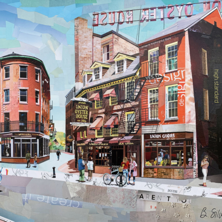 Collage by betsy silverman of Union Oyster House, Boston