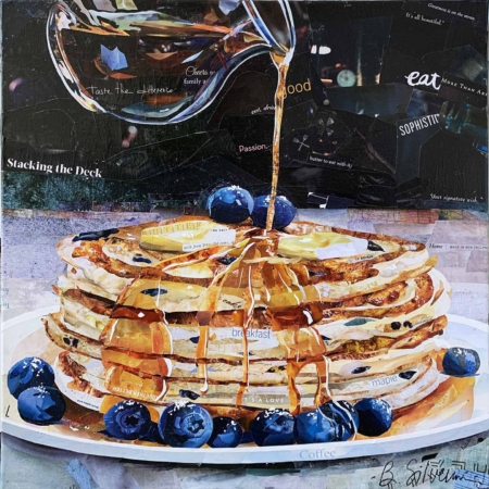 collage of pancakes by artist betsy silverman