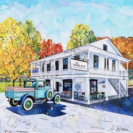 the Warren Store by collage artist betsy silverman